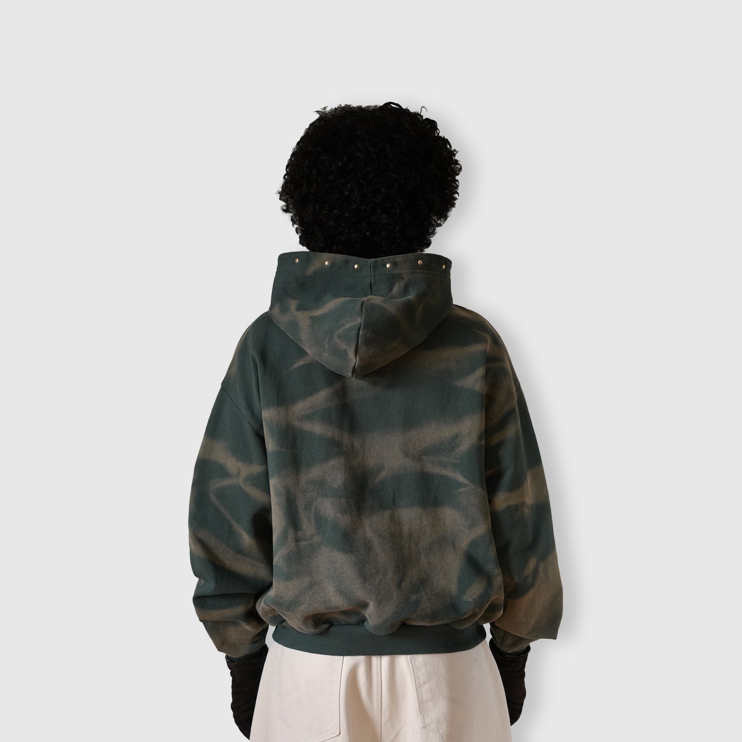 Floral Zip-Hoodie