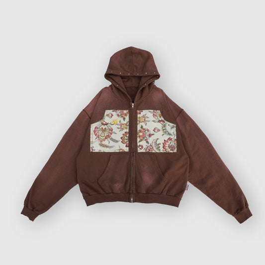 Floral Zip-Hoodie V2