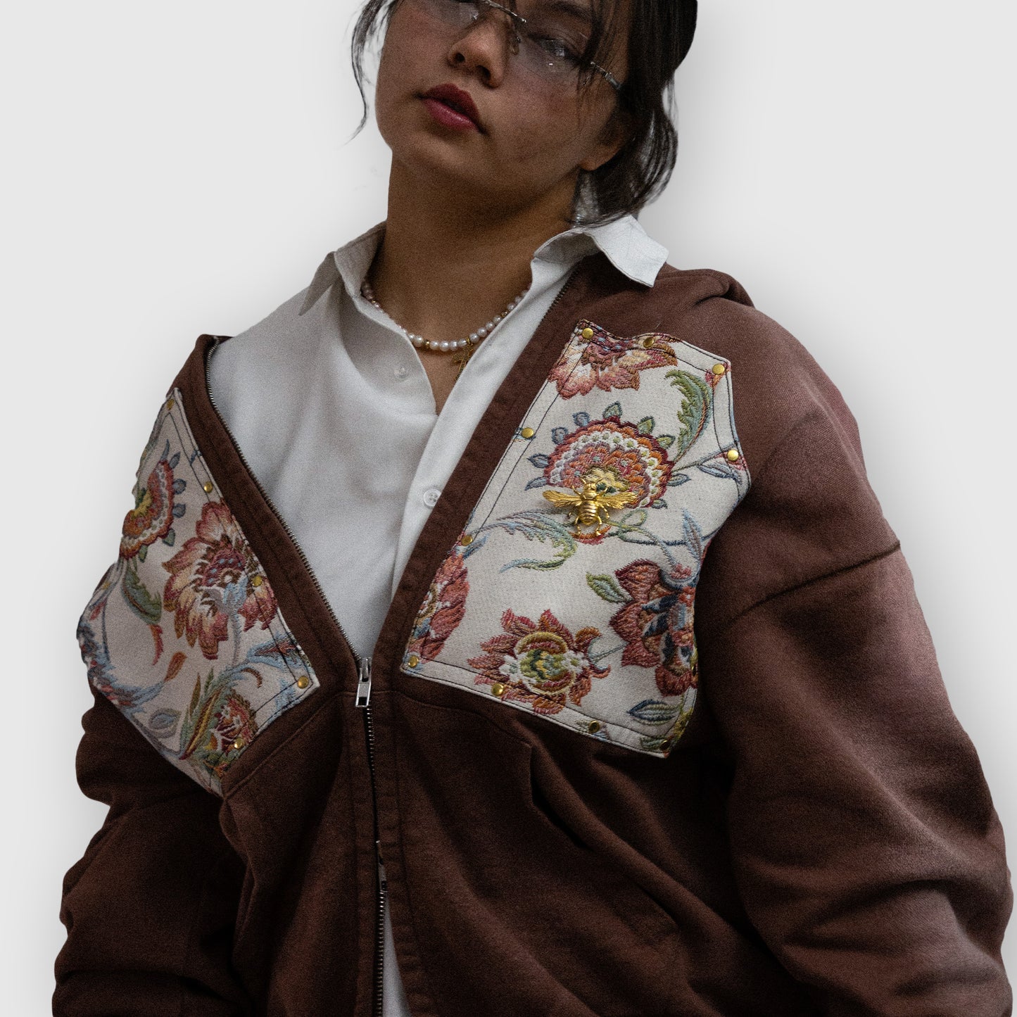 Floral Zip-Hoodie V2